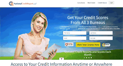 Desktop Screenshot of nationalcreditreport.com